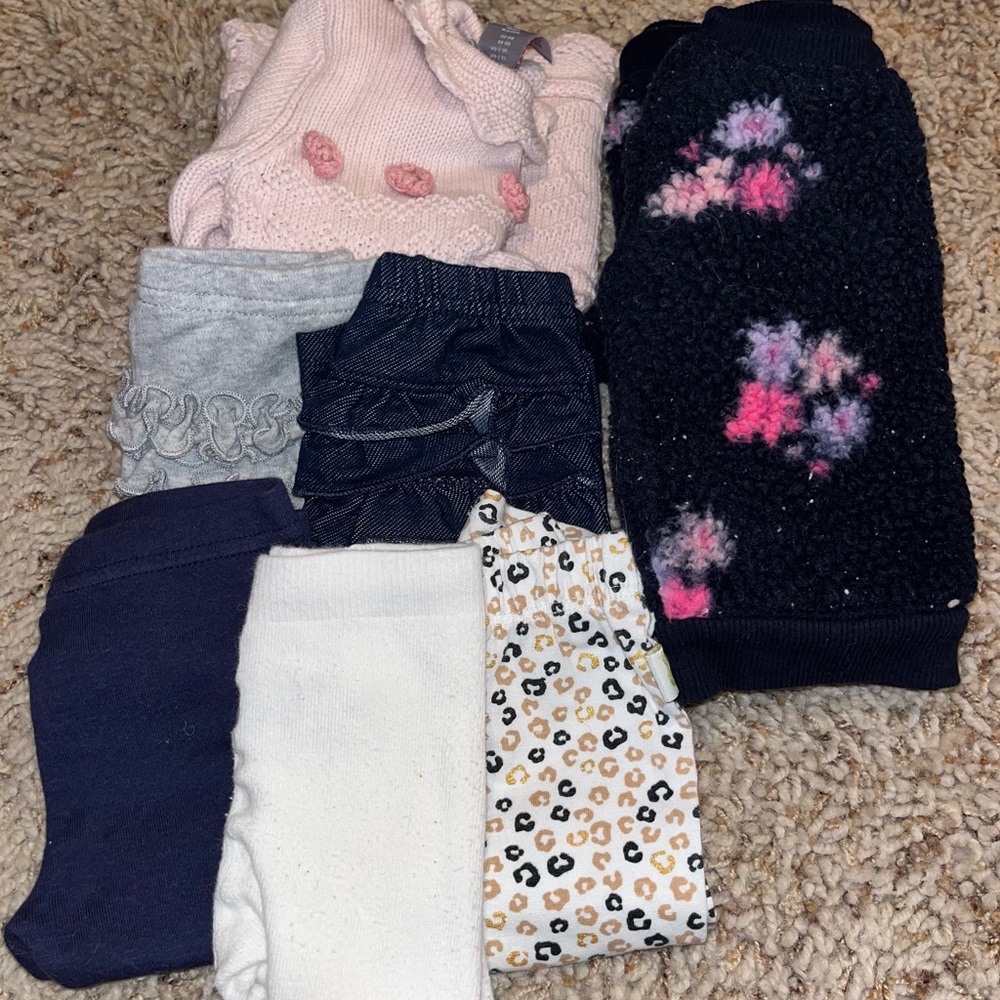 Girls fall/winter lot 3-6 months